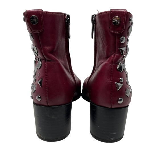 Circus by Sam Edelman Women's Boots Studded Red Ankle Boots Size 7 - Picture 6 of 8